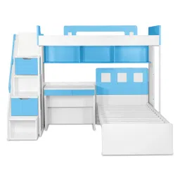alex daisy Milano Bunk Bed with Study Table in Blue image 3