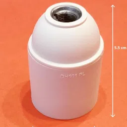 amba E-27 Edison Screw Lamp Holder (Without Earth) Plain 2 core Table Lamp image 3