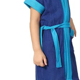 nightify Navy Blue XS Bath Robe image 3