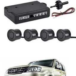 autofetch Universal 4 Black Reverse Parking Sensor-AF25N19 Universal 4 Black Reverse Parking Sensor-AF25N19 Parking Sensor image 1