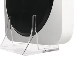 Fequilion Fequillon Acrylic Desktop Stand Holder for Mac Mini / Mac Studio Glass Desk Stand Rotatable Laptop Stand Compatible with 26 - 35 cm Laptops image 5