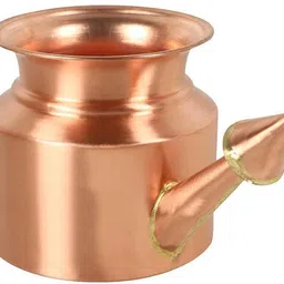 m&v craft pure Copper Brown Neti Pot image 2