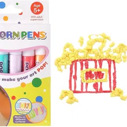 extraposh Popcorn Drawing Pens, Bubble Puffy Color Paint Pens for Birthday Cards Gifts Pen Gift Set-picture-27