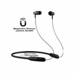 Wireless Neckband, 48Hrs Playtime, Double EQ Mode, Fast Charging_BF Bluetooth & Wired Headset-image-20