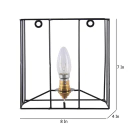 new era Petunia Iron Candle Wall Light (Black) image 5