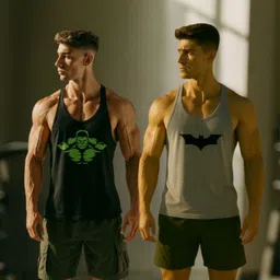 zenfit Pack of 2 Polyester Fabric Gym Vest (Pack of 2) Men Vest image 1