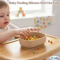funblast Silicone Suction Bowl for Babies | Safe BPA-Free Feeding Bowl - Silicone image 3