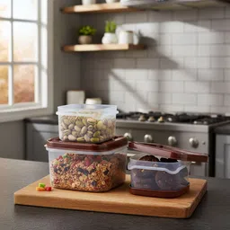 joyful Plastic Fridge Container - 400 ml, 850 ml, 1350 ml image 2