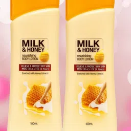 fleeto Almonds with Honey Body Lotion | Deep Moisturizing Formula R.T.C-63I3 image 1