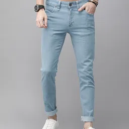 roadster Men Skinny Mid Rise Blue Jeans-picture-14