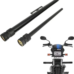 zyo STYLISH HEAVY SINGLE ROD OPEN LEG GUARD Bike Leg Guard-picture-14