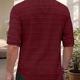 spoque Men Printed Art Silk Straight Kurta image 2