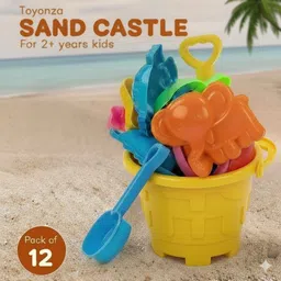 joy baby toys Durable Plastic Sand Castle Building Beach Toys for Kids Outdoor Play image 1