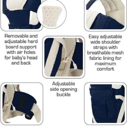 miracle moms Baby Carrier Cum Kangaroo Bag Carry Bag Baby Carrier Cum Kangaroo Bag Cuddler Baby Carrier image 2