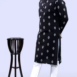 tibra collection Men Cotton Blend Kurta Pyjama Set image 5