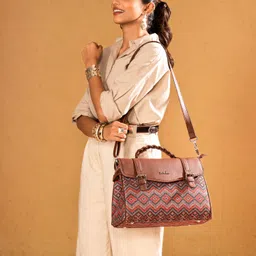Women Multicolor Satchel-image-15