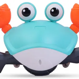 faifamart Musical Crawling Crab Baby Toy | Rechargeable with LED Lights & Obstacle Sensor-picture-26