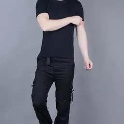 white leapard Men Cargos image 3