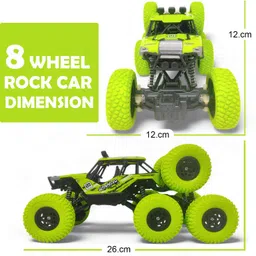aavkar creation Off Roader 4x4 Rock Crawler Car toy For Kids With Fully Remote Control & Monster image 3