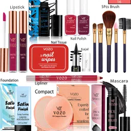 vozo Complete Makeup Kit with 16 Must-Have Beauty Essentials image 1