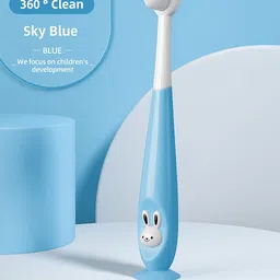 magic pebbles BPA Free Baby Toothbrush Supersoft Bristles for Kids/Infant/Toddlers 18M+ Extra Soft Toothbrush-picture-37