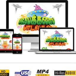 inkmeo Movie Card - Illakana Padalgal - Tamil - Easily Learn Tamil Grammar through Songs ! - 8GB USB Memory Stick - High Definition(HD) MP4 Video image 5