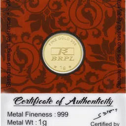 bangalore refinery Banyan Tree 1g 24 (999) K 1 g Yellow Gold Coin image 4