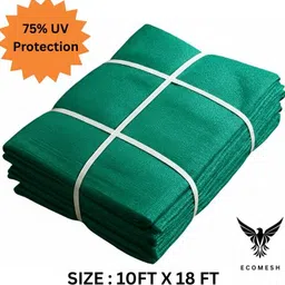 ecomesh Green Net (10ft x 18ft)-50% UV Block For Garden/Balcony/ Plants Multipurpose Net Portable Green House-picture-34