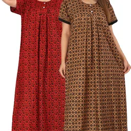 kuruti b sheets Women Nighty-picture-25