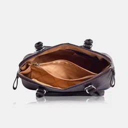 lino perros Women Brown Satchel - Regular Size image 5