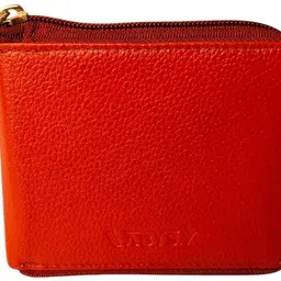 abys Men & Women Casual Maroon Genuine Leather Wallet image 2