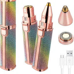 trezvina Eye Brow Hair Remover Perfect Painless Shaver Device Lady Face Razor, Hair Curler image 1