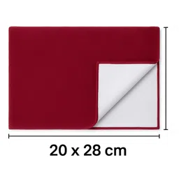 vkvkcollection Baby Dry Sheet Soft Washable Waterproof Bed Protector 20X28cm (Mehroon-2) image 5