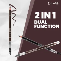 mars 2-in-1 Eyebrow Pencil | Effortless Filling & Precise Shaping with Spoolie Styler image 3