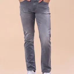 v-mart Men Skinny Mid Rise Grey Jeans-picture-14
