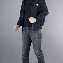 metronaut Full Sleeve Solid Men Cape Jacket-picture-13