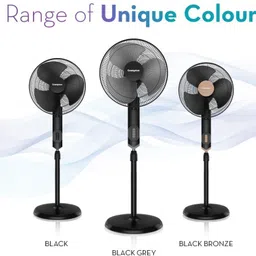 crompton PFHSTOR16BLK-EX 400 3 Blade Pedestal Fan image 2