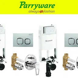 parryware Half Frame Concealed Cistern, with divater body upper espiron set of 2 pic 395 Dual Flush Tank-picture-16