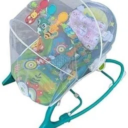 SweetSwing Baby RockerCum Bouncer with 1 Year Warranty,Neck Pillow,Mosquito net Rocker and Bouncer-image-69