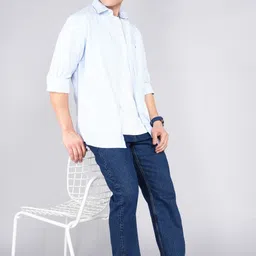 allen solly Men Regular Fit Striped Casual Shirt image 2