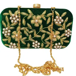 fashion overseas Party Green Clutch-picture-23