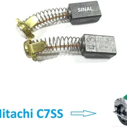 sinal Carbon Brush For HIT.ACHI C7SS Circular Saw 190mm(CBR168) Power & Hand Tool Kit image 2