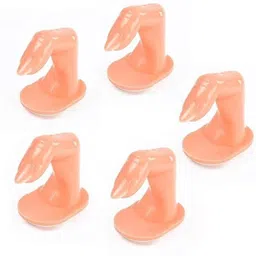 5 pcs Manicure Fake Fingers for Acrylic Nail Practice Finger Nail-image-29