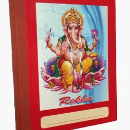 rekha binders Ganesh Note Book/Khata Rull paper (407 pages) 1-Part Notebook-picture-16