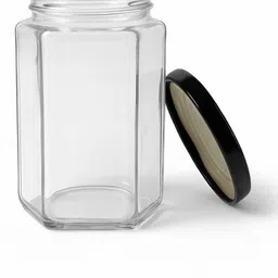 little bees Glass Grocery Container - 1 kg-picture-13