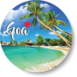peacockride Love Goa I Goa Series I Souvenir I Travel Memories I Fridge Magnet Pack of 1-picture-29