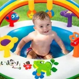 kindertales Inflatable children's pool Bestway play center Rainbow Inflatable Swimming Pool image 1