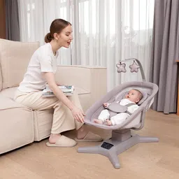 mastela X StarAndDaisy Baby Electric Cradle with multi Adjustment Mode & Touch Panel Swings-picture-19
