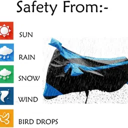 mdstar Waterproof Two Wheeler Cover for Honda image 2