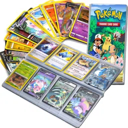 craveon Empty Card Binder for Poke-Moon, 4 Pocket and 26 P Premium Cards) image 2